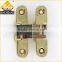 69.5mm x 15.5mm zinc alloy 180 degree concealed hinges for doors cabinet