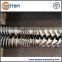 PVC Pipe extruder screw and barrel/ 55/110 Conical twin screw and barrel