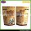 2017 new product standing Up Kraft Paper pouch For snack