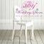 Newly Wedding Polycarbonate no Arms Chair/antique Chair Without Arms