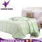 White Soft Polyester Comforters Microfiber Filling Bed Quilts