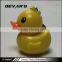 Hot sale plush smart yellow and blue duck shaped keychain with lighter