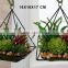 2015 Newest design Hot selling hanging artificial succulent for hotel ,home decoration