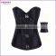 Black Brocade Boned Corset Top Metal Clasps Closure Cord Lace Up Back Body Shaper Women Basque Embroidery Corsets