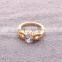 >>>2016 YIWU T&J women fashion European style rings for couples gold plated engagement ring rhinestone crystal rings for lady/