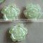 Fancy Ivory ABS imitation rose flower shape DIY finding with hole pearl beads s for jewelry making