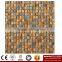 IMARK Crystal Mix Marble Mosaic Tiles with Painting Glass Mosaic Tiles and Gold Foil Mosaic Tiles Code IXGM8-112