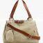 Magnetic Snap Closure Jute Bag Duffel Bag Large Capacity Women Wristlet Tote Bag