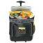 Polyester Insluated 32 Can Trolley Rolling Beverage Cooler Bag With Wheels