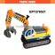 Funny crane truck toy cartoon mini crane toy for sale