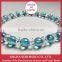 Aqua aura 6mm gems With facetted crystals, japanese beads japan, japanese beads, beads, beads bracelet, japanese, Japan