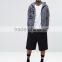 Guangzhou Daijun OEM High Quality Fashion Cotton Zipper-up Custom Men Grey Printing Hoodies