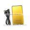 Portable Rechargeable mobile charger 4500mah Ultra Slim Li Polymer external metal Power Bank