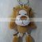 Plush lion keychain toy, samll size cute stuffed plush lion keychain toy