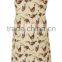 new design long cotton bib adult apron with pocket