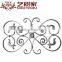 Decorative fence and gate wrought iron parts wrought iron baskets