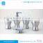 Tooth Brush, Set or Separate of Tumbler Cotton Jar Lotion Dispenser Soap Dish Toothbrush holder Acrylic Bathroom Accessory
