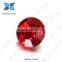 Hot Fix Light Siam Dark Red Point Back Crystal Glass Chaton Rhinestone