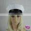 White police officer hat Cosplay Halloween fancy dress party accessory