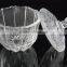 420ml clear glass bell jar with base of sugar