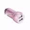 New Arrivals 5V 2.4A Custom Mobile Phone Dual USB Car Charger Multiple mobile phone car charger