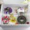 drinking glass set with metal stand china gift tea