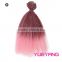 Two Color Hair Weave Extension Bundle for DIY Doll Wig