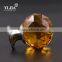 warm amber brass base kitchen furniture accessories glass pull knobs