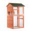 Pawhut 71" Large Vertical Outdoor Aviary Bird Cage - Golden Red
