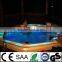 Color acrylic massage steam baths with LED light TV spa