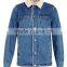 Unisex Denim Sherpa Jacket for man (LOTJ169)