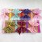 4inch Swallow Gird PU Hair Bow with Elastic Baby Headband for Kids Hair Accessoires Houndstooth Bows with Headband IN STOCK