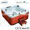 Outdoor Hydro Whirlpool Massage Hot Tub with Pop-up TV JY8012