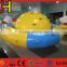 Durable 0.9mm Plato PVC Inflatable Water UFO For Water Game
