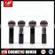 cosmetic powder dispenser brush with short handle