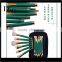 2016 Magnet Makeup Brush Set Blue Handle Makeup Brushes With Pouch High Glass Make up Brushes