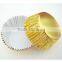 silver foil cupcake baking cup liners baking cases