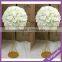 popular selling 40cm centerpiece white wedding flower ball