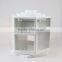 wholesale innovative household products fashion assembled 360 rotating tabletop cosmetic plastic makeup organizer