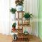 2017 Newest antique wooden plant stand for home and garden