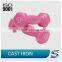 China cast iron hex dumbbells for weight lifting