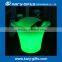 Luminous garden plastic led flower pot rechargeable flower planters