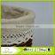 Round Wicker Laundry Basket With Lid and Linen Liner,Pack of 2
