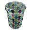 16.5*H25 Inch Polyester Laundry Basket, Bubble Pattern