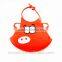 Stop Messy Mealtimes and Stop Doing Laundry Everyday Monster Cool Soft Silicone Bibs for Baby