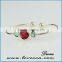 Hot!!! new design bridesmaid gift glass bangles designs birthstone bangle
