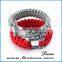 High quality warves style paracord bracelet with alloy adjustable shackle