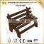 FSC custom unfinished mini wooden garden bench toy decor