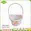 Wholesale fancy hand woven boat shape empty valentine gift basket