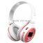 New Style Foldable with 3.5mm audio jack bluetooth headset with SD slot and FM